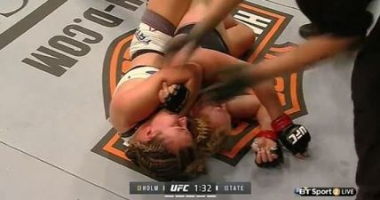 VIDEO: Miesha Tate defeats Holly Holm in best women’s title fight in UFC history