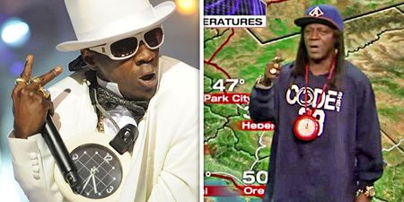VIDEO: Public Enemy’s Flavor Flav presenting the weather is sensational