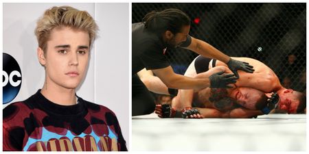 VIDEO: Justin Bieber says Conor McGregor’s submission ‘broke his heart’