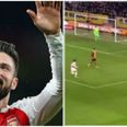 VIDEO: Terrible mistake gifts Olivier Giroud the first goal of the night at Hull