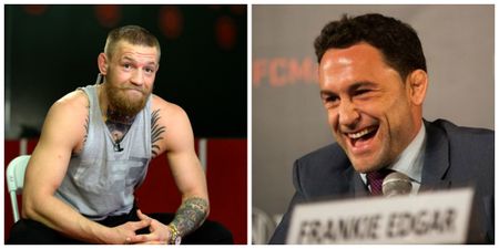 Frankie Edgar’s coach likens Conor McGregor to “a five-year-old kid”