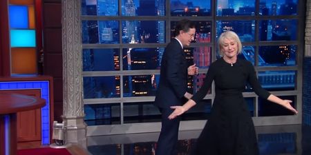 VIDEO: Helen Mirren left Stephen Colbert speechless and she’ll do the same to you