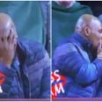 VIDEO: Mike Tyson caught on Kiss Cam snogging his missus