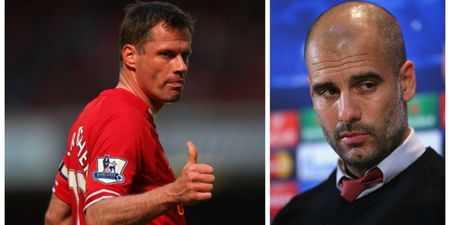 Jamie Carragher thinks he knows who Pep Guardiola’s first Man City signing will be