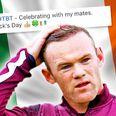 PIC: Poor Wayne Rooney tried his best to mark St Patrick’s Day but made a pretty huge mistake