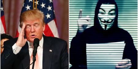 Anonymous are being investigated for hacking Donald Trump