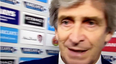 VIDEO: Fed up Pellegrini walks out of interview after Man City slump to derby defeat
