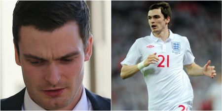 Adam Johnson has been stripped of his England caps, court hears