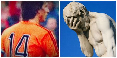 PIC: Newspaper puts wrong player in Johan Cruyff photo tribute