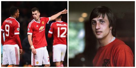 Morgan Schneiderlin’s Johan Cruyff tribute was tweeted with a photo of the wrong player