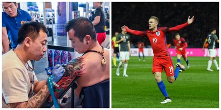 Arsenal fan is already regretting tattoo promise after Jamie Vardy goal