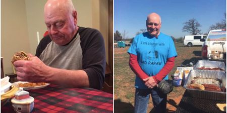 Hundreds of people turned up for a burger at ‘Sad Papaw’s’ cook-out