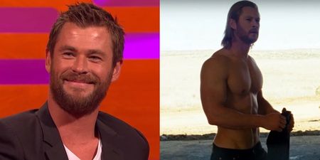 Chris Hemsworth told a very good (and dirty) Thor joke on Graham Norton