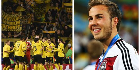 Borussia Dortmund fans make it VERY clear they don’t want Liverpool target Mario Gotze back