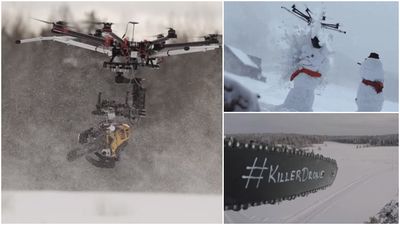 The Drone + The Chainsaw = The #KillerDrone