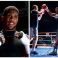 Anthony Joshua looks ferocious on this pad workout with his trainer