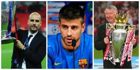 Gerard Pique explains the biggest difference between Alex Ferguson and Pep Guardiola