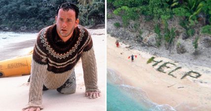 Stranded castaways are rescued after spelling out ‘HELP’ with tree branches