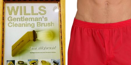 Introducing the final frontier of male cleanliness – the ‘Willy Brush’