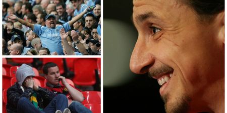 Manchester City fans play Zlatan Ibrahimovic prank on Manchester United ticket office