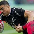 ‘Bloody legend’ Sonny Bill Williams gives Hong Kong Sevens trophy to crying New Zealand fan