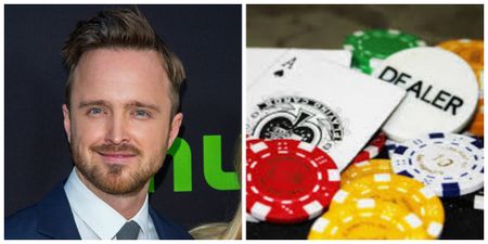 Breaking Bad’s Aaron Paul has moved from fictional drugs to real-life gambling