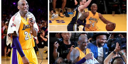 Watch Kobe Bryant bid farewell as the curtain falls on a legendary career