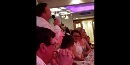 This guy shows why a best man’s speech is best given through song