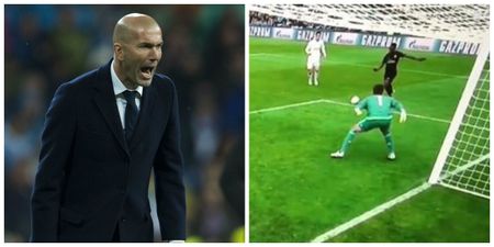 Zinedine Zidane’s goalkeeping son is apparently afraid of footballs