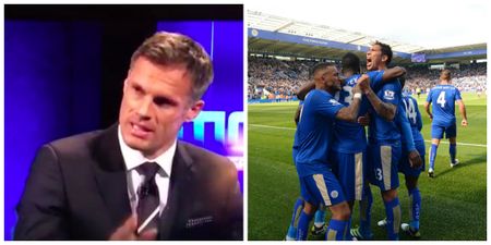 Jamie Carragher has had his say on Leicester’s contentious penalty