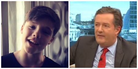 Piers Morgan calls Beckhams “shameless” for sharing son Cruz’s singing videos