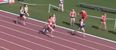 Hilarious commentators made this amazing student relay race even better