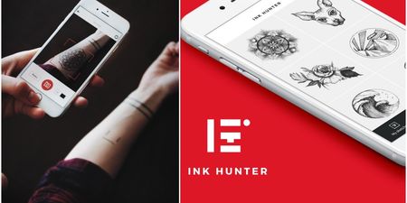 A new augmented reality app lets you “try out” tattoos