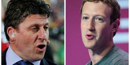 Facebook is a bit confused about Andy Townsend’s new job