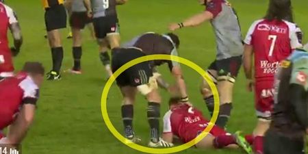 Rugby bad-boy Joe Marler reported to referee for kicking opponent in the head