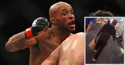 Demetrious Johnson proves himself a class above as he hands out meals to homeless people