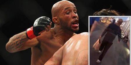 Demetrious Johnson proves himself a class above as he hands out meals to homeless people