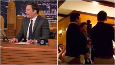 Jimmy Fallon and his mates sang R Kelly’s ‘Ignition’ in a fancy restaurant, just for the hell of it