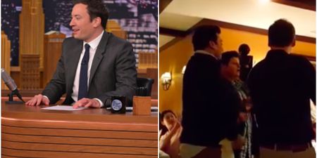 Jimmy Fallon and his mates sang R Kelly’s ‘Ignition’ in a fancy restaurant, just for the hell of it