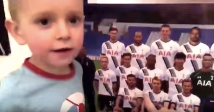 Three-year-old boy can reel off the name and number of every single player in the Tottenham Hotspur squad