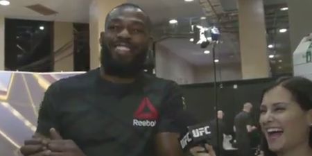 Jon Jones was oddly delighted to learn that he had broken Ovince Saint Preux’s arm