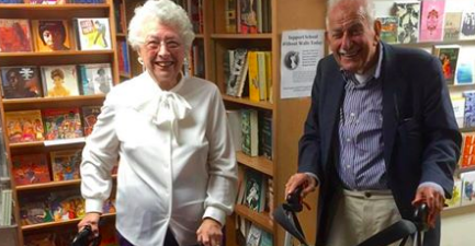 Two 90-year-olds went on a blind date in a book shop and it’s just lovely