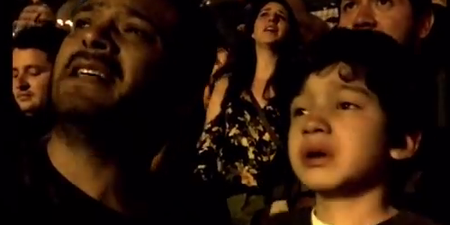 Young Coldplay fan with autism weeps with joy at his favourite song