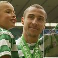Celtic legend Henrik Larsson’s son is clearly a chip off the old block with this stunning 40-yarder