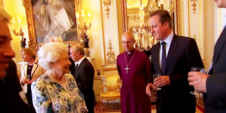 Amazing footage of the PM telling the Queen that Nigeria and Afghanistan are “fantastically corrupt”