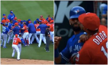 Baseball game descends into brutal brawl after player punches rival