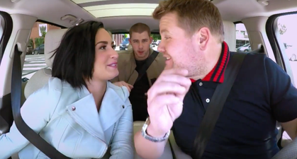 Demi Lovato takes the absolute piss out of Nick Jonas in the new Carpool Karaoke