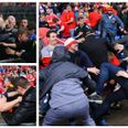 Watch Liverpool and Sevilla fans clash in bloody scenes at the Europa League final