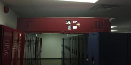 This is easily the best story about a red school locker that you’ll ever read