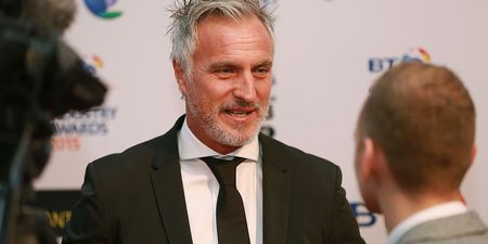 Sky report David Ginola has been taken to hospital but has NOT suffered a heart attack